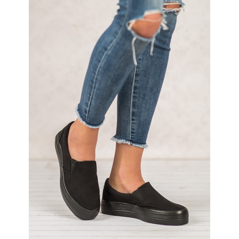 SHELOVET Casual Slipons svart 2