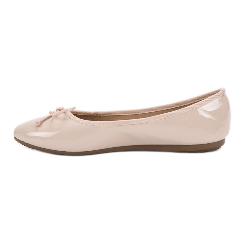 Renda Ballerina med rosett brun 2