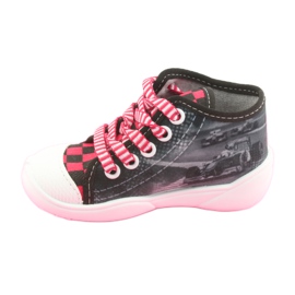 Befado barnskor 218P050 svart grå röd 2