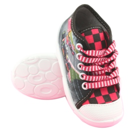 Befado barnskor 218P050 svart grå röd 3