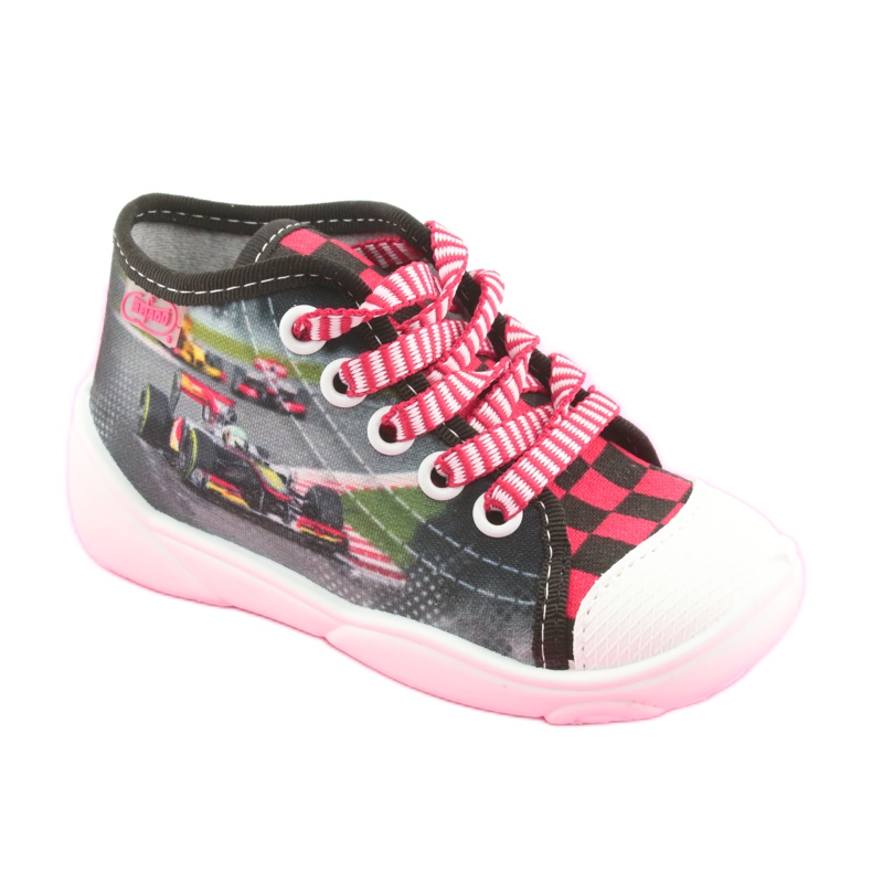 Befado barnskor 218P050 svart grå röd 1