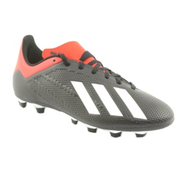 Adidas X 18.4 Fg M BB9375 fotbollsskor svart 1