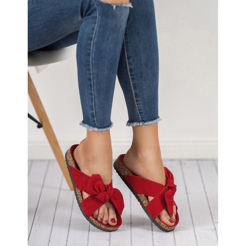 Cm Paris Mocka tofflor röd 2