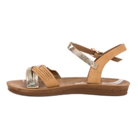 SHELOVET Bekväma sandaler brun 1