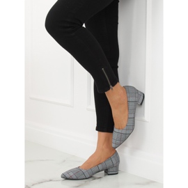 Black Check Black Pumps CC207P Black svart grå mångfärgad 1