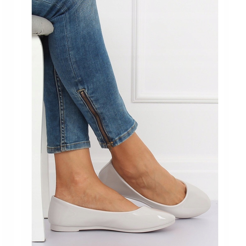 Grå damballerinor JX76P Grå 1