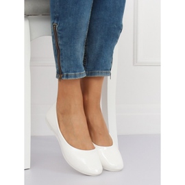 Vita ballerinor för kvinnor JX76P Vit 1