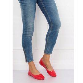 Röda damballerinor JX76P Röd 2