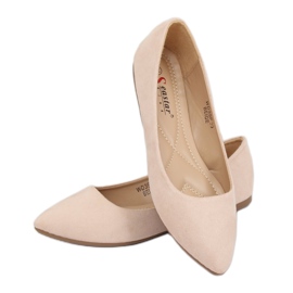 Ballerinas mandelbeige tår WD39P Beige 1