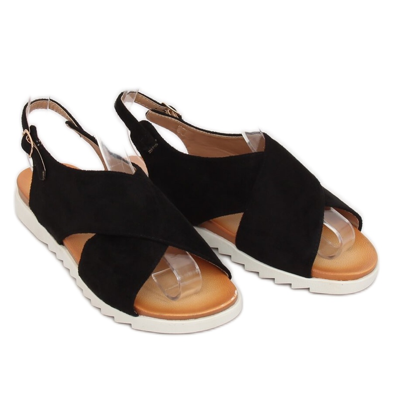 Svarta damsandaler 9003 Svart 1