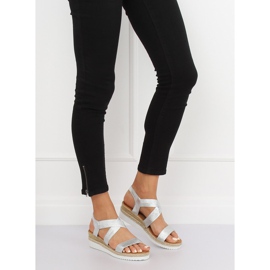 Silver damsandaler S81 Silver grå 1