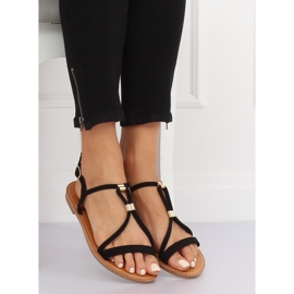 Svarta damsandaler L520 Svart 2