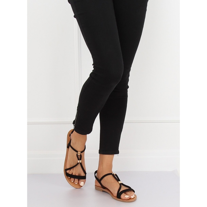 Svarta damsandaler L520 Svart 1