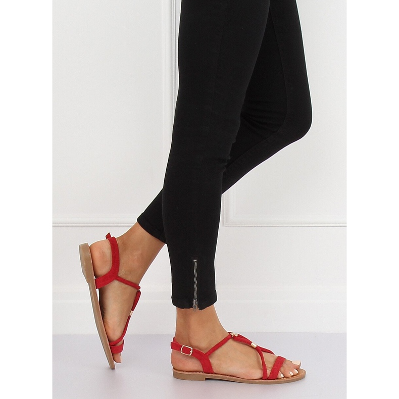 Röda damsandaler L520 Röd 2