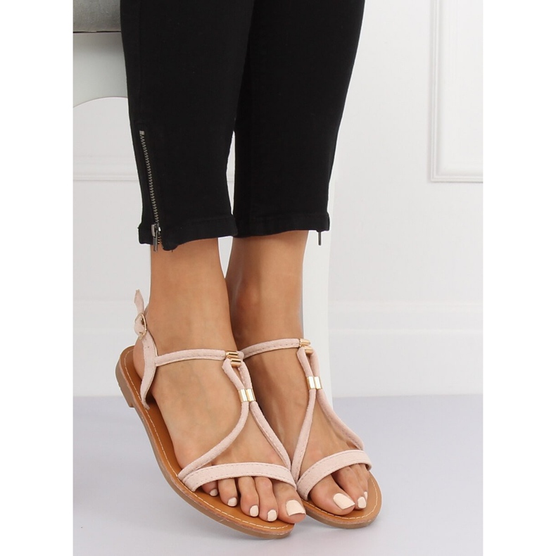 Beige sandaler för damer L520 Beige 1