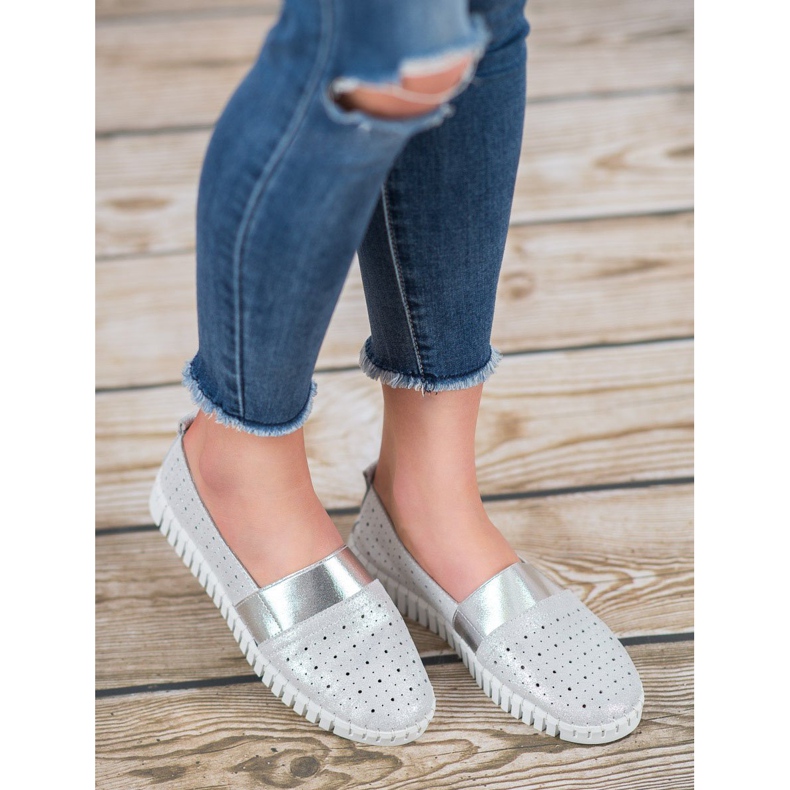Filippo Slip-on skor med glitter grå 2