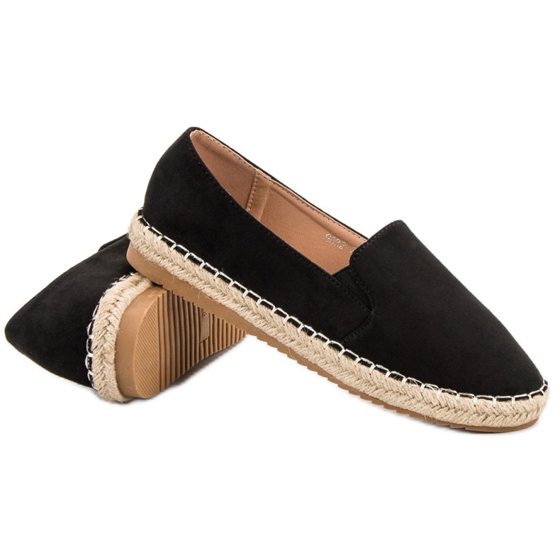 Primavera Mocka Espadrilles svart 2