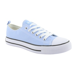 American Club blåa sneakers vit 1