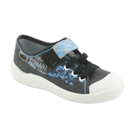 Befado barnskor 251X100 blå grå 1