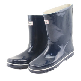 American Club marinblå oisolerade galoscher vit 3