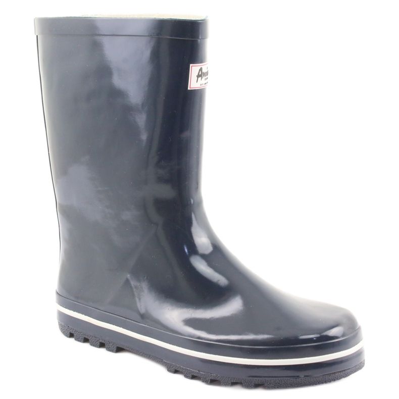 American Club marinblå oisolerade galoscher vit 1