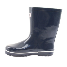 American Club marinblå oisolerade galoscher vit 2