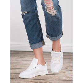 SDS Textil sportskor vit 1