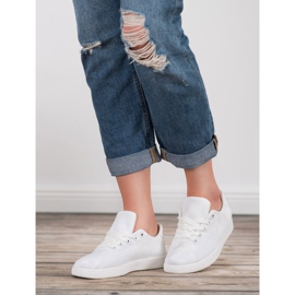 SDS Textil sportskor vit 2