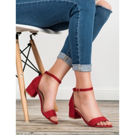 SHELOVET Klassiska röda sandaler 1