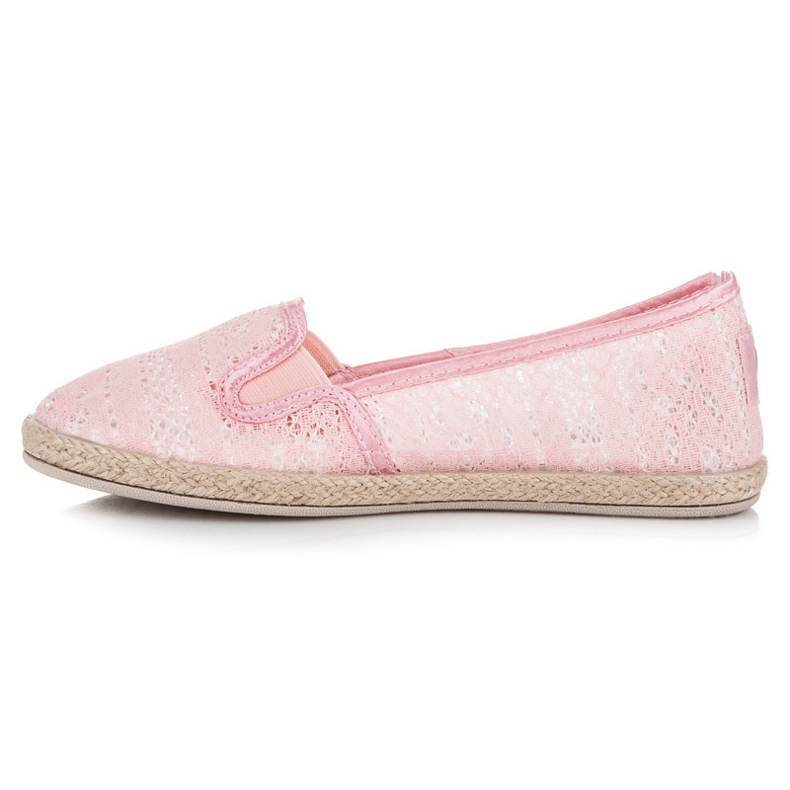 Balada Spets Espadrilles Slip On rosa 1