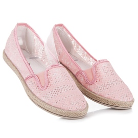 Balada Spets Espadrilles Slip On rosa 2