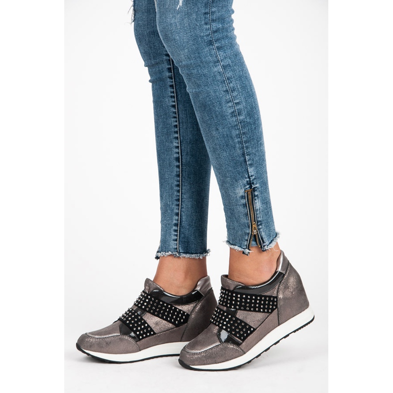 Kylie Rock Wedge Sneakers violett 2