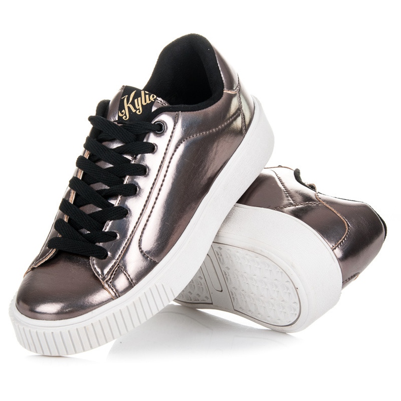 Kylie Sneakers på plattformen rosa 2