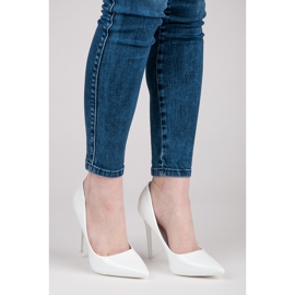 Seastar Sexiga lackerade höga klackar vit 1