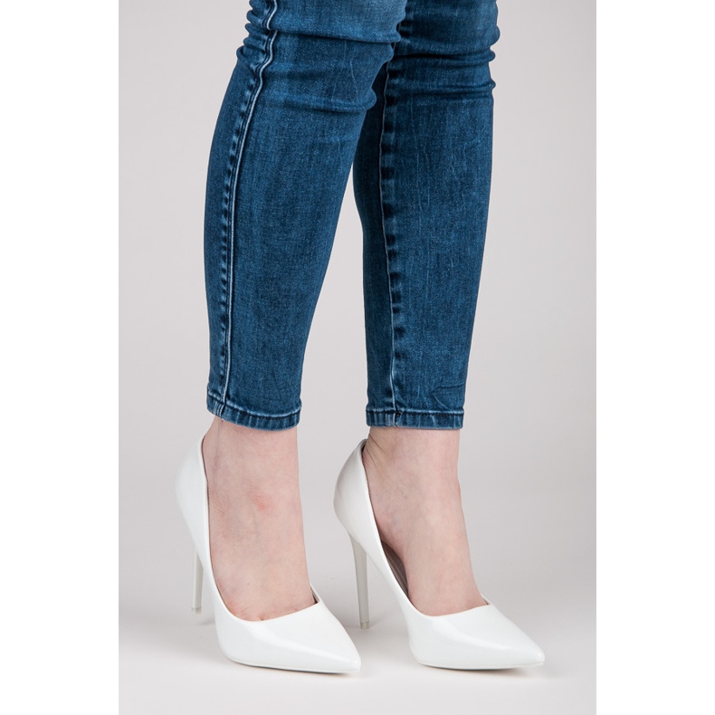 Seastar Sexiga lackerade höga klackar vit 1