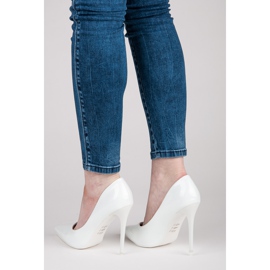 Seastar Sexiga lackerade höga klackar vit 2