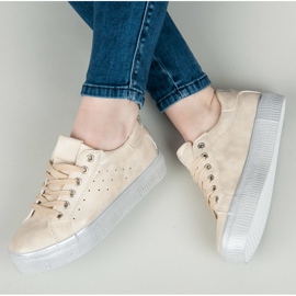 Beige sneakers 1