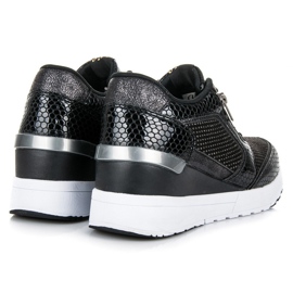 Kylie Sportskor på en kil svart 1