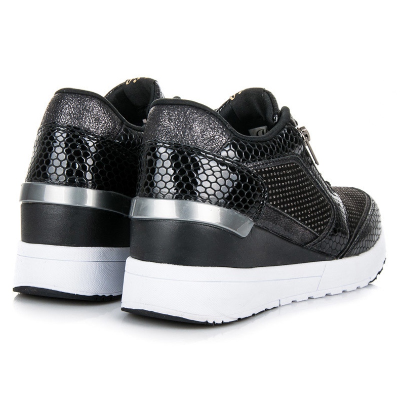 Kylie Sportskor på en kil svart 1