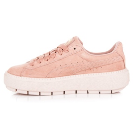 Puma Platform Trace WN`S rosa gul 1
