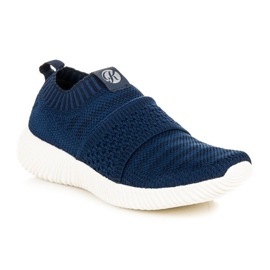Kylie Slip-on textil sneakers blå 1