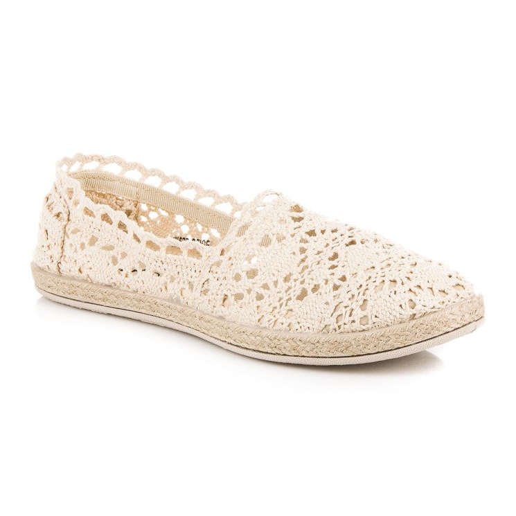 Seastar Espadriller i beige spets 1