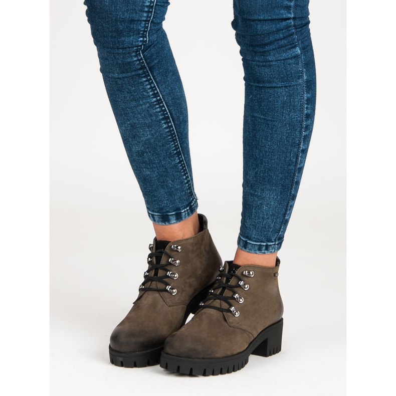 Casual VINCEZA stövlar grön 1