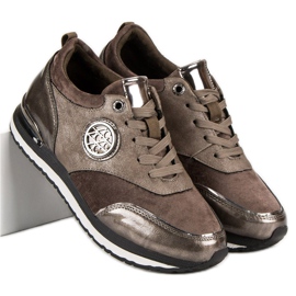 Aclys Knutna sportskor brun 2