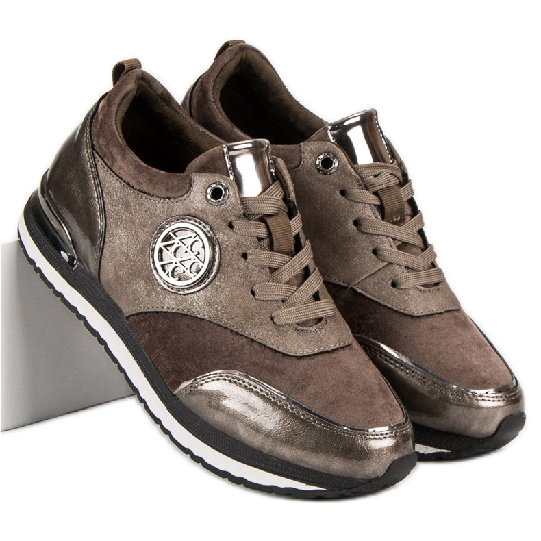 Aclys Knutna sportskor brun 2