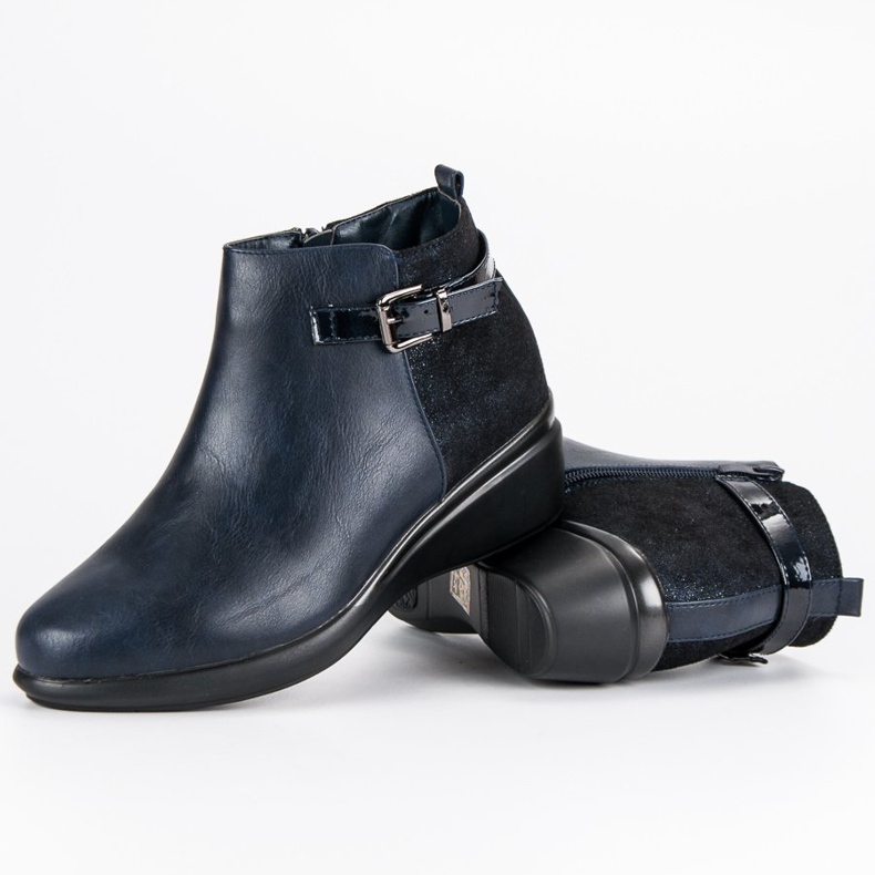 Kylie Bekväma marinblå stövlar med isolering 2