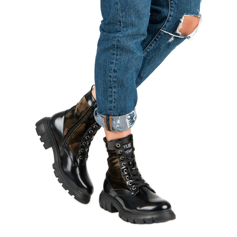 Kylie Glany Moro stövlar svart 1