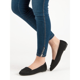 Small Swan Klassiska svarta loafers 1