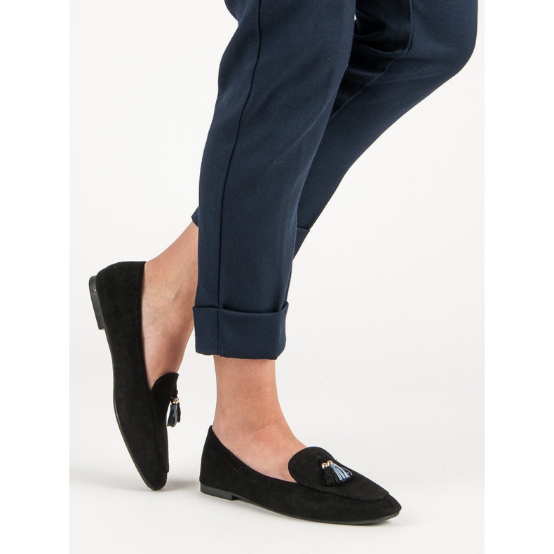 Small Swan Glitter loafers svart 2