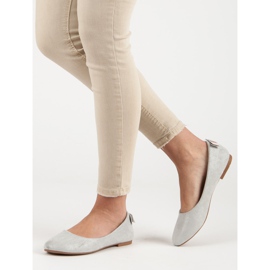 Vinceza Bekväma ballerinor grå 1